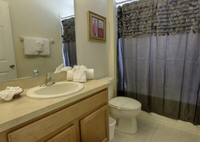 Bedroom #4 adjacent bathroom at Watersong Resort 32, Davenport