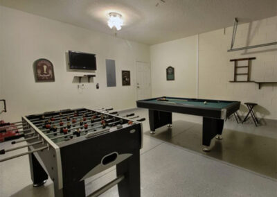 The games room at Watersong Resort 32, Davenport