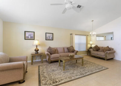 The formal living room at Watersong Resort 50, Davenport
