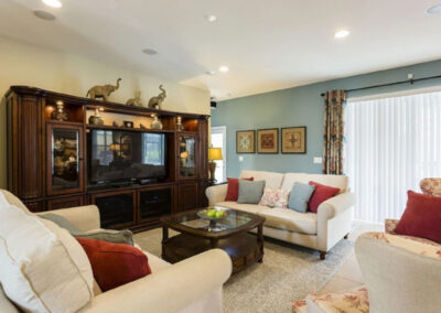 The living area at Watersong Resort 6, Davenport, Florida