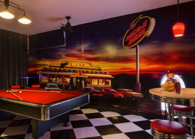 The games room at Watersong Resort 6, Davenport, Florida
