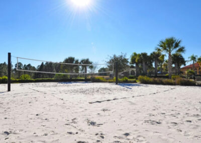 The beach volleyball court at Watersong Resort, Davenport, Florida