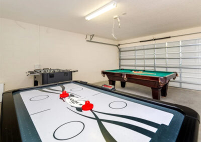 The games room at Watersong Resort 81, Davenport