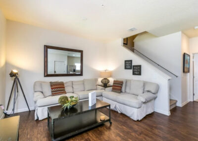The living area at West Lucaya Village 17, Kissimmee
