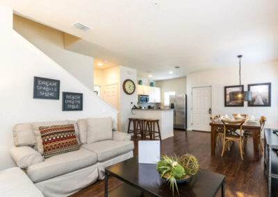 The living area at West Lucaya Village 17, Kissimmee