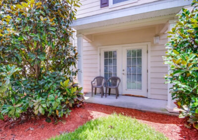 The covered lanai at West Lucaya Village 17, Kissimmee