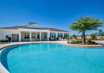 The resort swimming pool at West Lucaya Village, Kissimmee