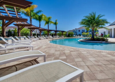 The resort swimming pool at West Lucaya Village, Kissimmee