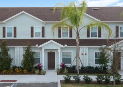 West Lucaya Village 5, Kissimmee, Orlando is a modest three bed, two bath townhouse for six. Comfortably furnished it is within easy reach of golf courses, Disney (seven minutes), restaurants and shopping along Highway 192. Onsite amenities include gated security, fitness center, pool & spa.