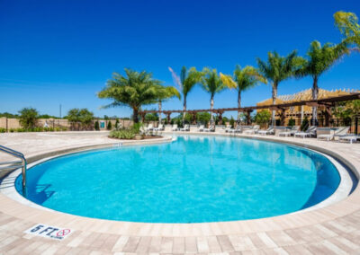 The swimming pool at West Lucaya Village, Kissimmee, Orlando
