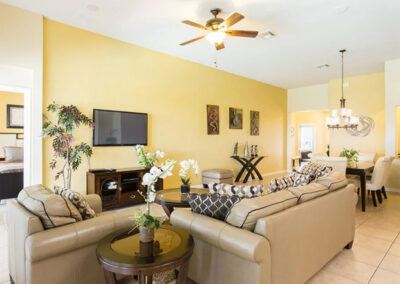 The living area at Windsor Hills Resort 515, Kissimmee