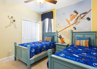 Bedroom #3 at Windsor Hills Resort 515, Kissimmee