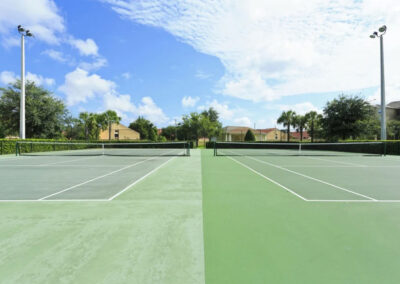 The sports courts at Windsor Hills Resort, Kissimmee