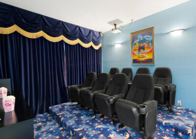 The home theater room at Windsor Hills Resort 602, Kissimmee