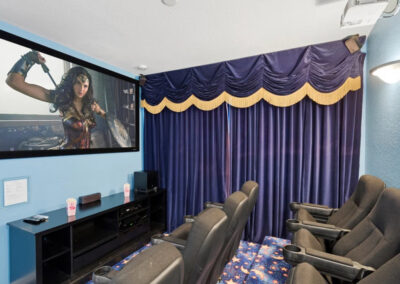 The home theater room at Windsor Hills Resort 602, Kissimmee