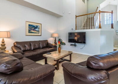 The living area at Windsor Palms Resort 6, Kissimmee