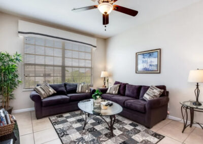 The living area at Windsor Palms Resort 60, Kissimmee, Orlando