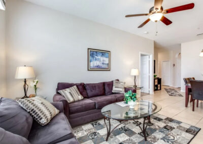 The living area at Windsor Palms Resort 60, Kissimmee, Orlando