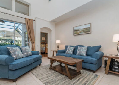 The living area at Windsor Palms Resort 78, Kissimmee