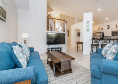 The living area at Windsor Palms Resort 78, Kissimmee