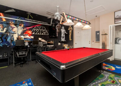 The games room at Windsor Palms Resort 78, Kissimmee
